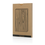 Kavana notitieboek met houtprint A5