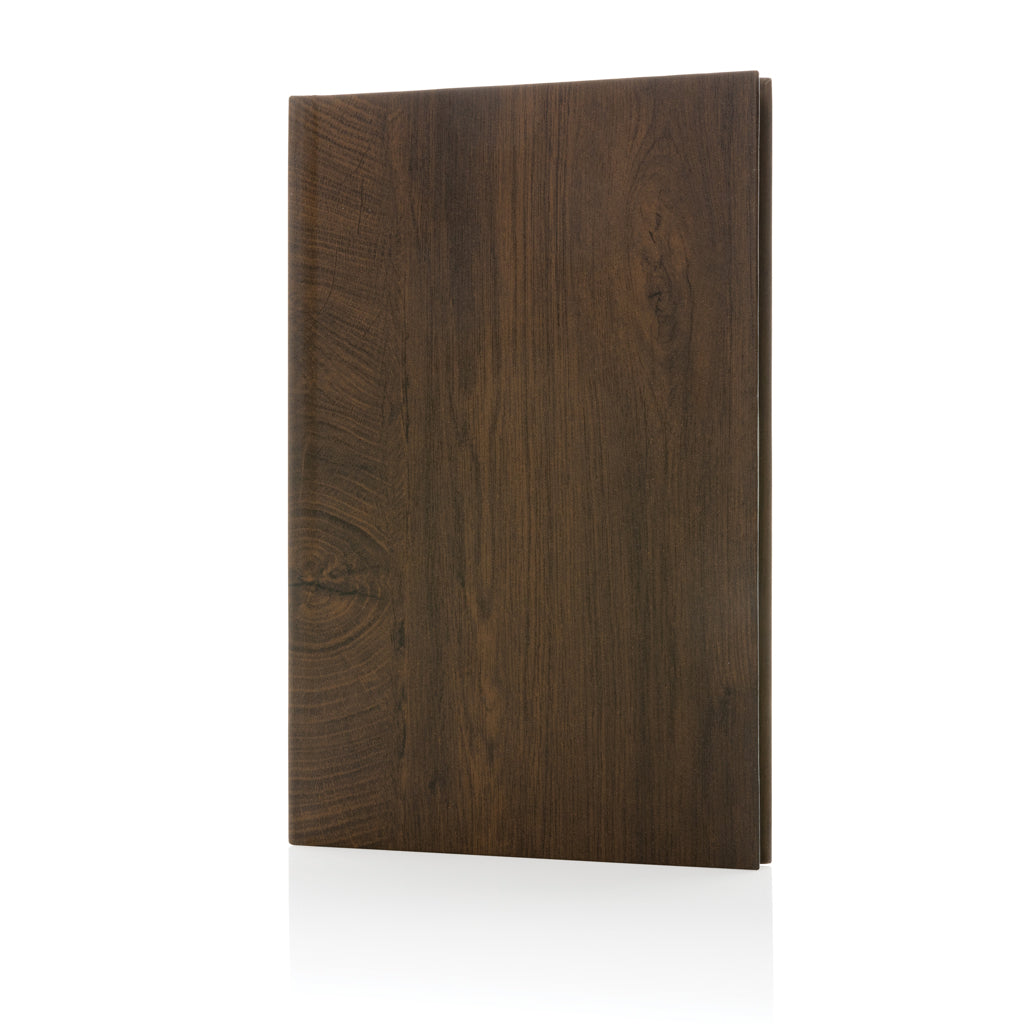 Kavana notitieboek met houtprint A5