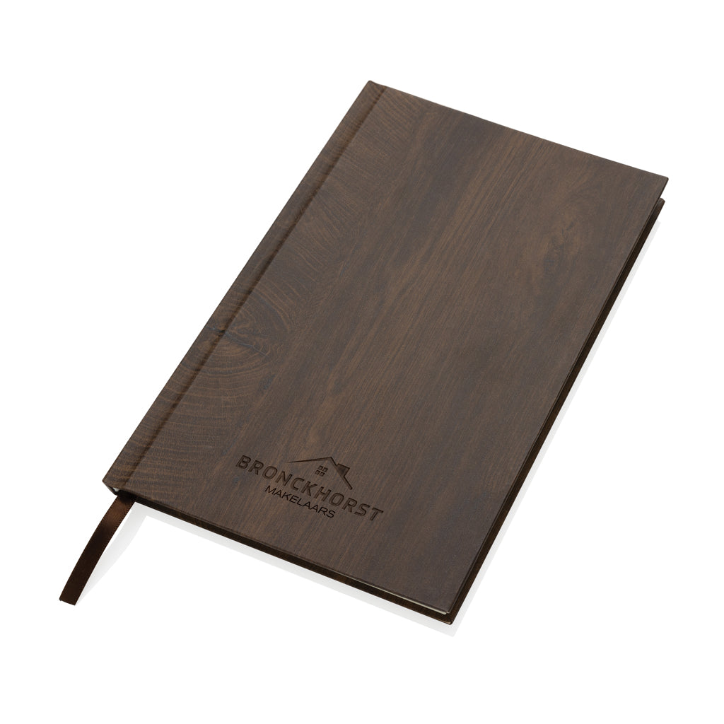 Kavana notitieboek met houtprint A5
