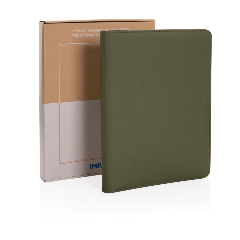 Impact Aware™ deluxe 300D tech portfolio met rits