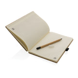 Bamboe notitieboek en infinity potlood set