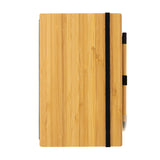 Bamboe notitieboek en infinity potlood set