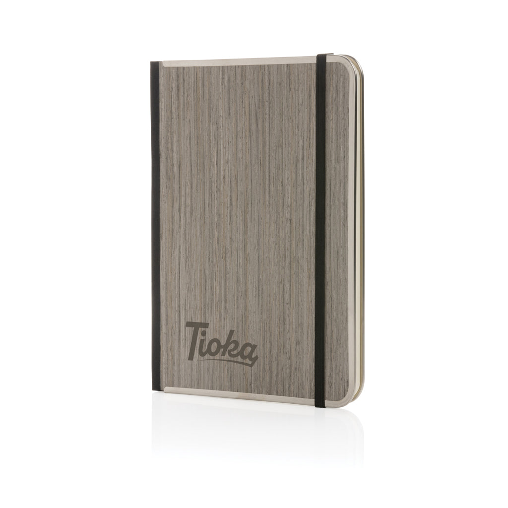 Treeline A5 notitieboek met luxe houten kaft