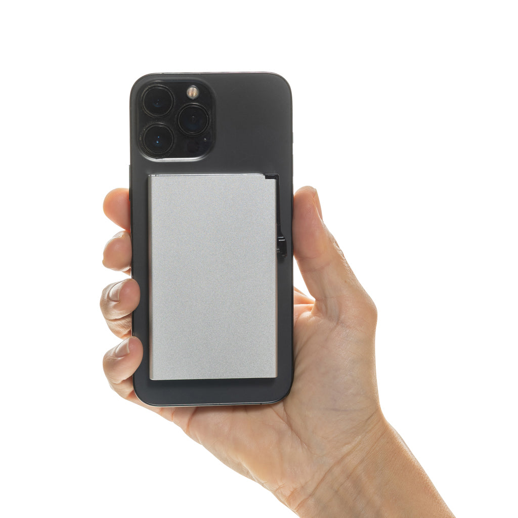Standard aluminium RFID magnetic telefoon kaarthouder