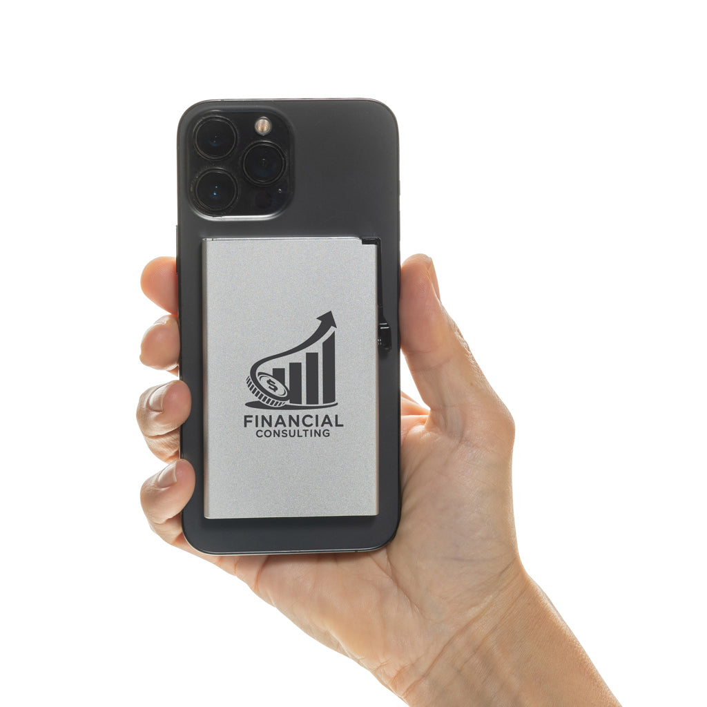 Standard aluminium RFID magnetic telefoon kaarthouder
