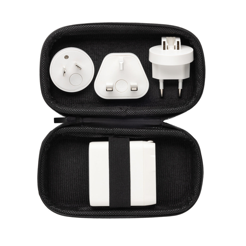 TravelCharge Pro RCS gerecycled plastic reislader met USB-C
