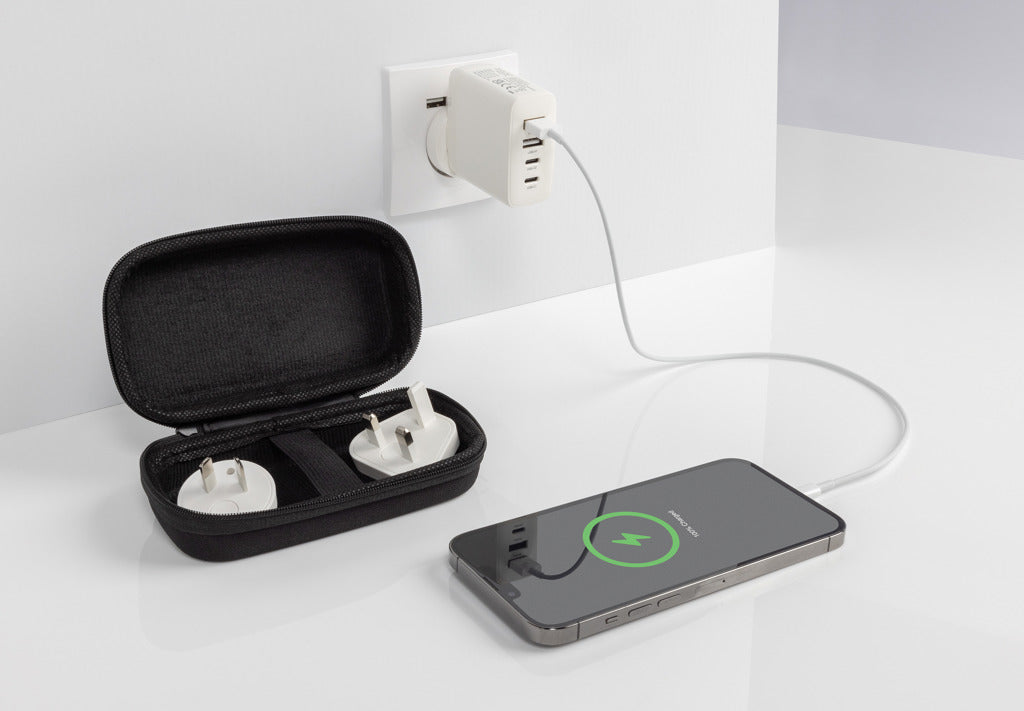 TravelCharge Pro RCS gerecycled plastic reislader met USB-C