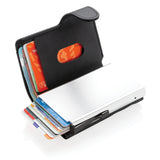 Standaard aluminium RFID kaarthouder met PU portemonnee