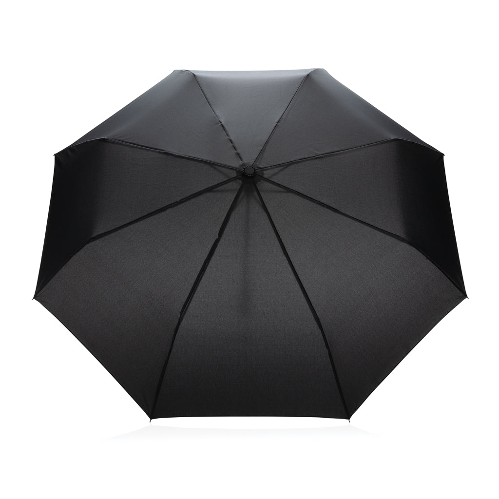 20.5" Impact AWARE™ RPET 190T pongee bamboe miniparaplu