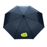 20.5" Impact AWARE™ RPET 190T pongee bamboe miniparaplu