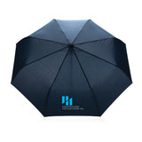 21" Impact AWARE™ RPET 190T bamboe auto open/dicht paraplu
