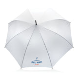 27" Impact AWARE™ RPET 190T auto open bamboe paraplu