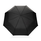 Kaycey 21" AWARE™ RPET Acaciahouten mini auto open paraplu