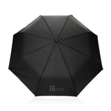 Kaycey 21" AWARE™ RPET Acaciahouten mini auto open paraplu
