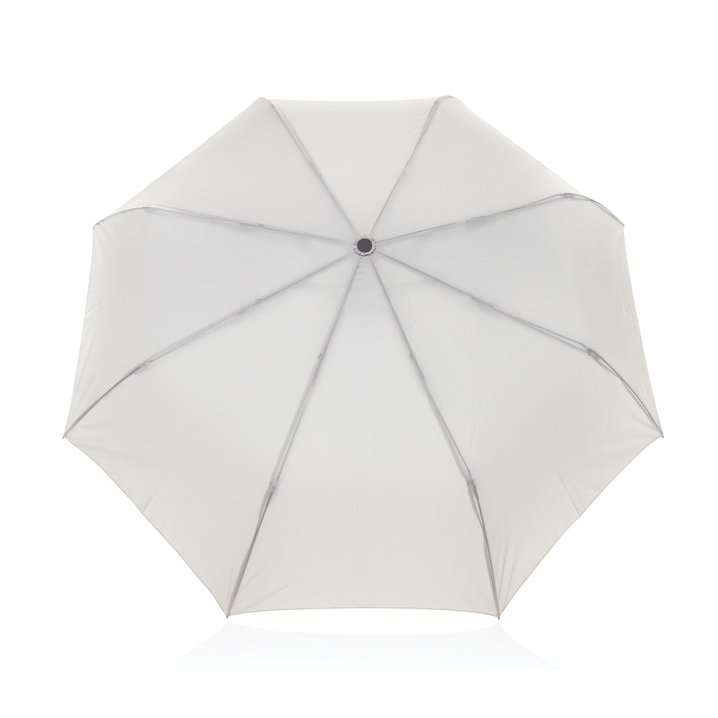 Kaycey 21" AWARE™ RPET Acaciahouten mini auto open paraplu