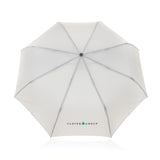 Kaycey 21" AWARE™ RPET Acaciahouten mini auto open paraplu