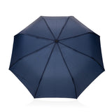 Kaycey 21" AWARE™ RPET Acaciahouten mini auto open paraplu