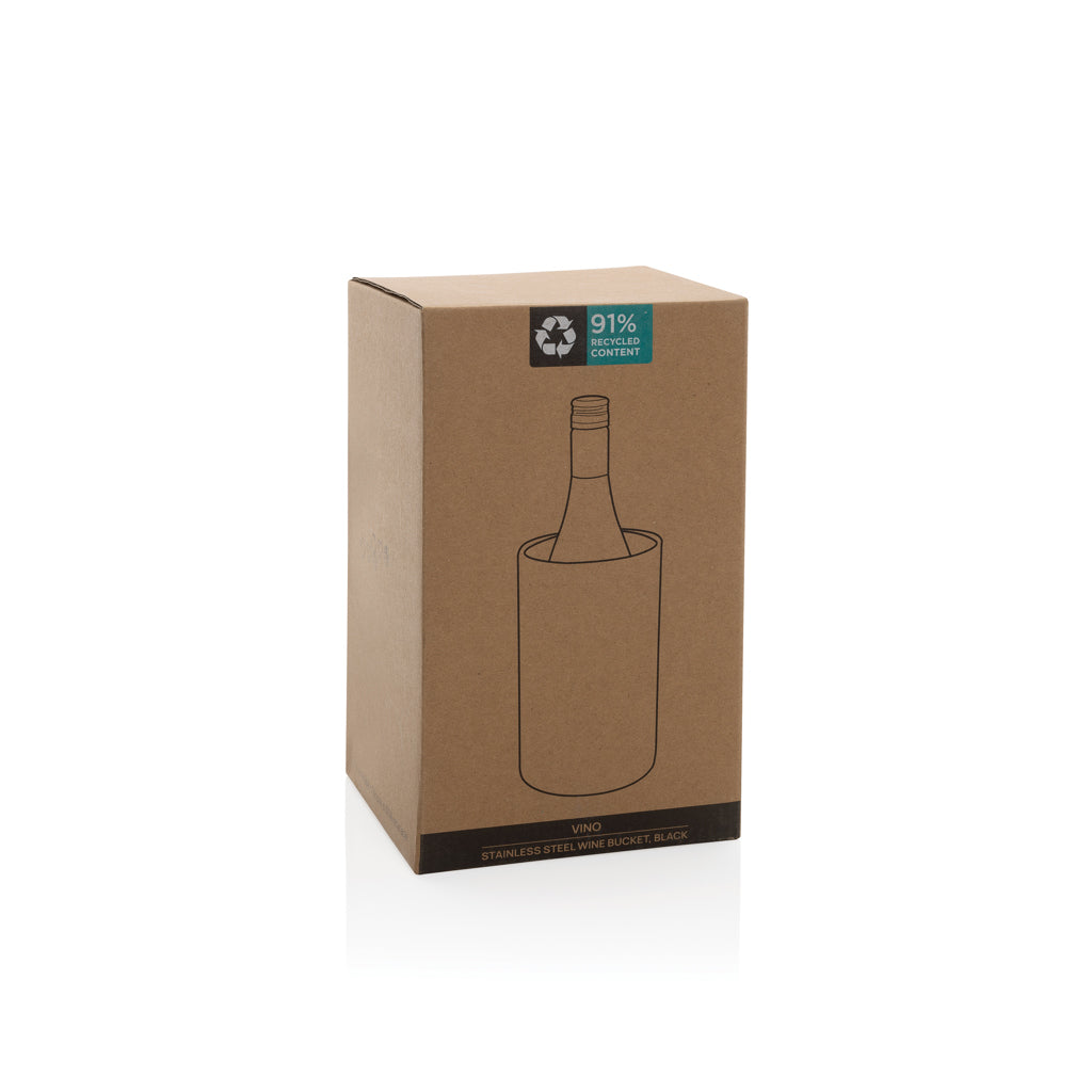 Vino RCS-gecertificeerde gerecyclede rvs wijnkoeler