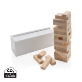 Deluxe houten tuimeltoren stapelspel