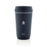 Topl Recycled Plastic To Go beker gepatenteerd 360 Lid 354ml