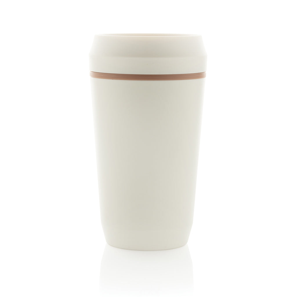 Topl Recycled Plastic To Go beker gepatenteerd 360 Lid 354ml