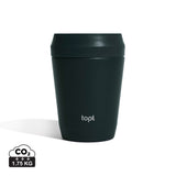 Topl Recycled Staal To Go beker gepatenteerd 360 Lid 235ml