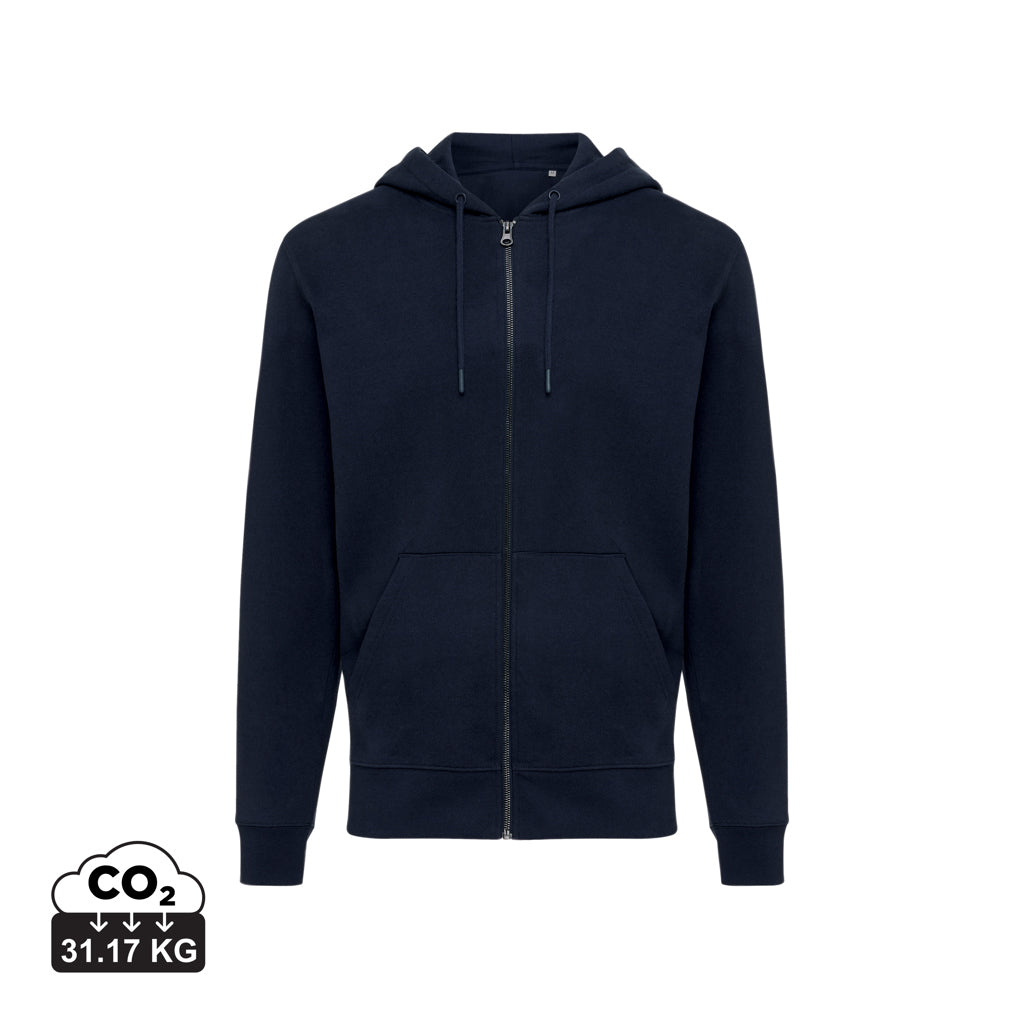 IQONIQ Abisko gerecycled katoen hoodie met rits
