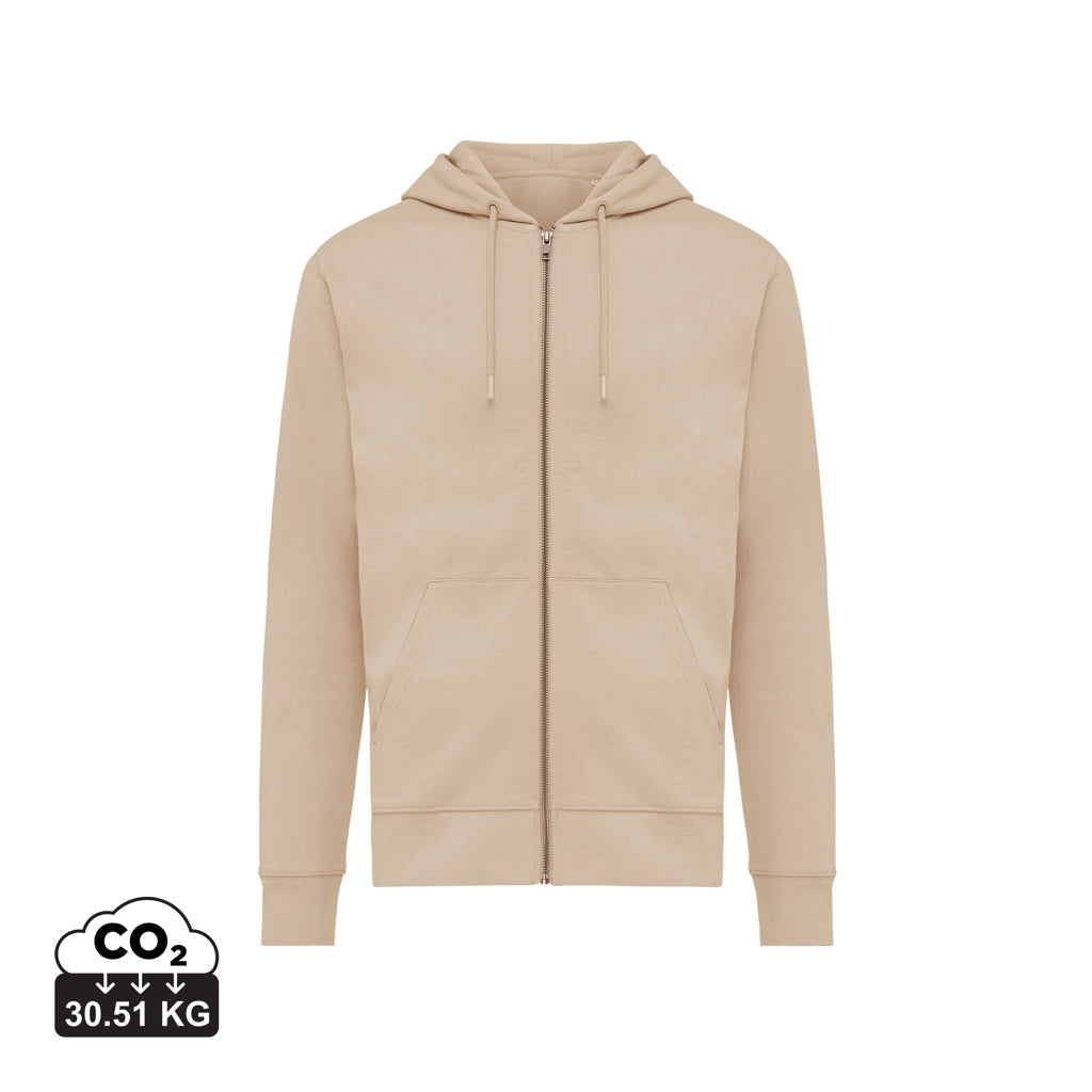 IQONIQ Abisko gerecycled katoen hoodie met rits