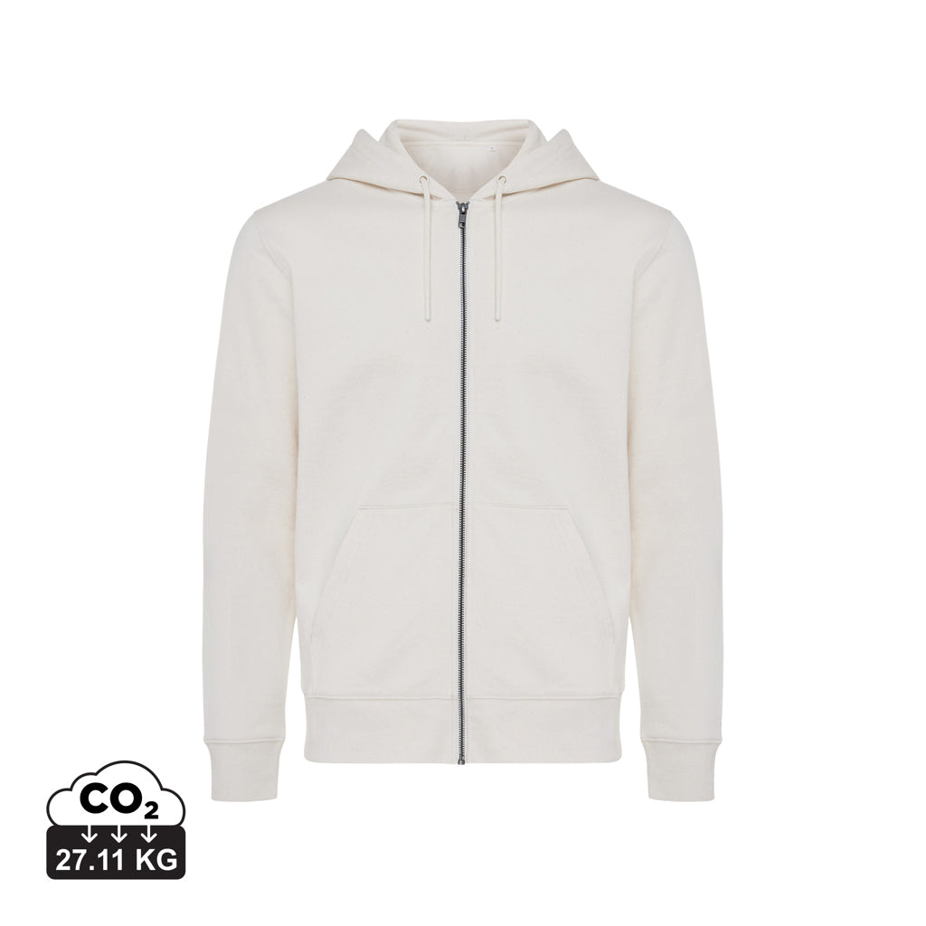 IQONIQ Abisko gerecycled katoen hoodie met rits