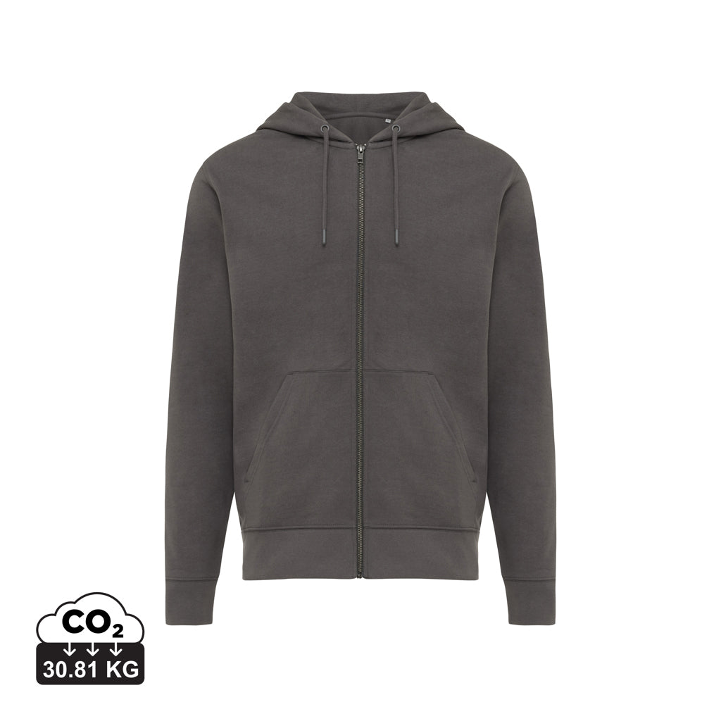 IQONIQ Abisko gerecycled katoen hoodie met rits