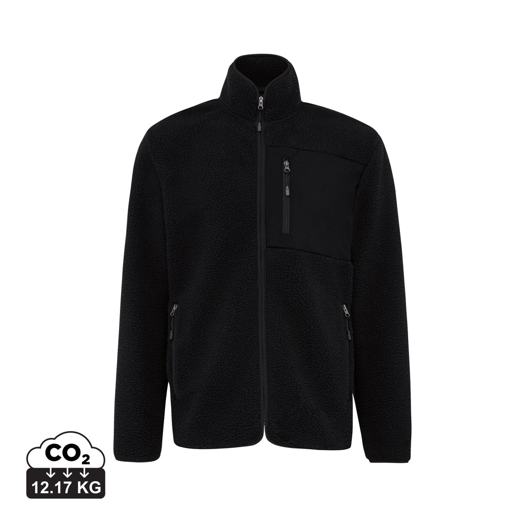 IQONIQ Diran gerecycled polyester pile-fleece jas