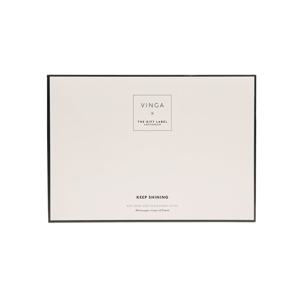 VINGA x TGL giftset voor lichaamsverzorging