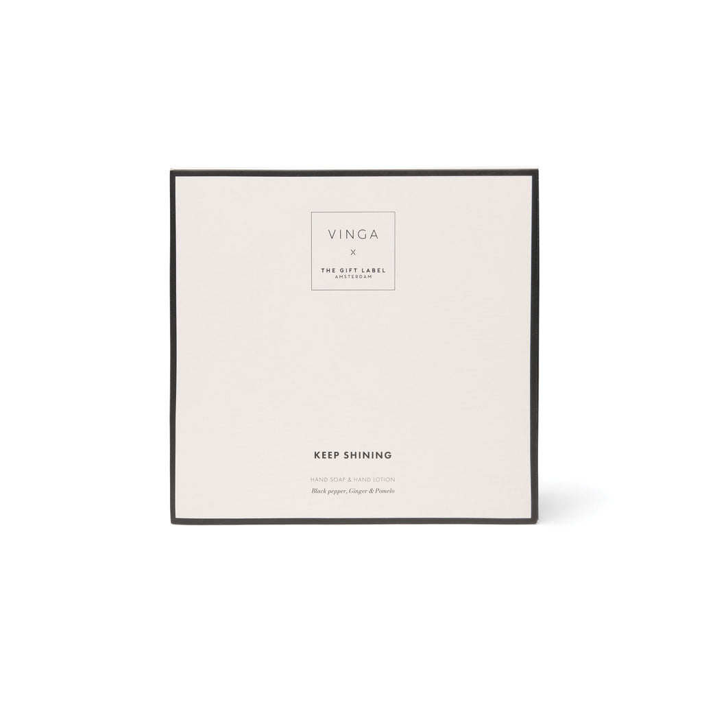 VINGA x TGL giftset voor handverzorging
