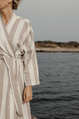 VINGA Ornos GRS katoenen hamam badjas S/M