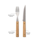 VINGA Paso 8-delige bbq bestekset