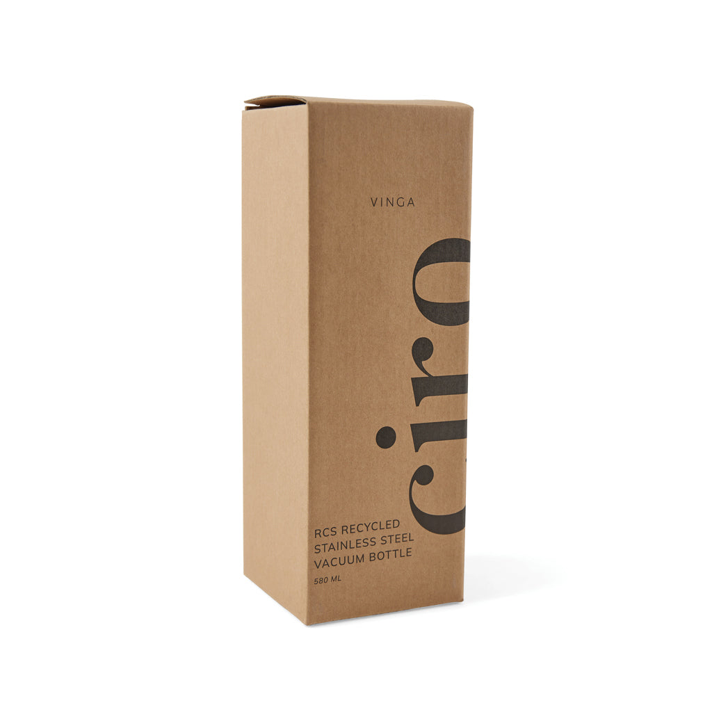 VINGA Ciro RCS gerecycled RVS vacuümfles 580ML