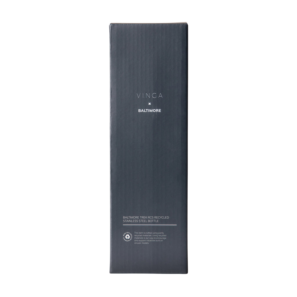 VINGA Baltimore Trek RCS recycled SS fles 600 ML