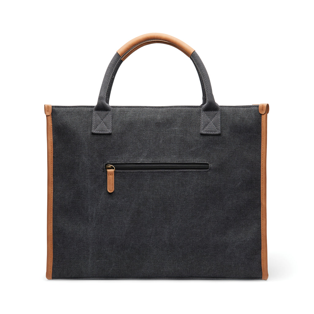 VINGA Bosler RCS recycled canvas office draagtas