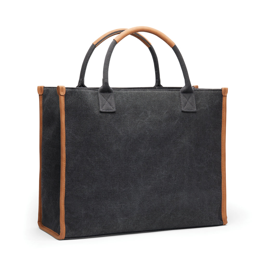 VINGA Bosler RCS recycled canvas office draagtas