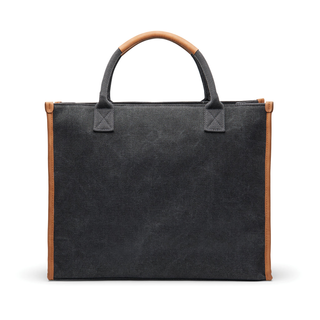 VINGA Bosler RCS recycled canvas office draagtas