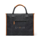 VINGA Bosler RCS recycled canvas office draagtas