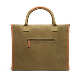 VINGA Bosler RCS recycled canvas office draagtas