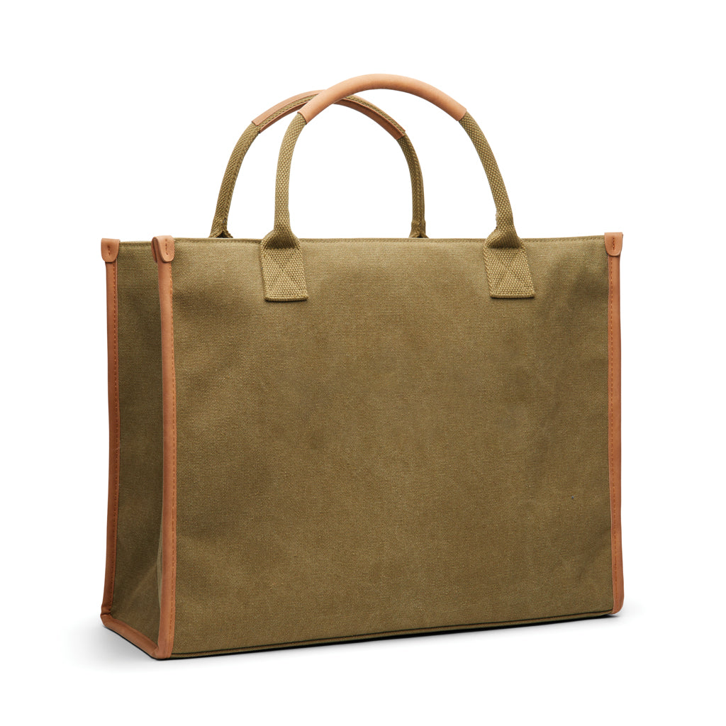 VINGA Bosler RCS recycled canvas office draagtas