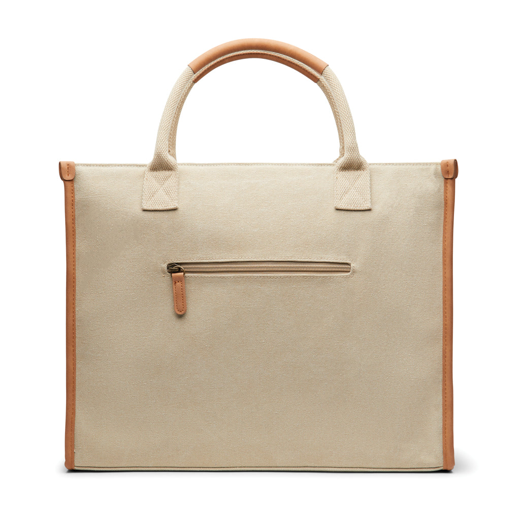 VINGA Bosler RCS recycled canvas office draagtas