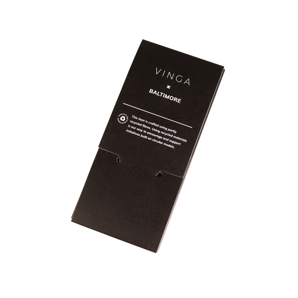 VINGA Baltimore RCS recycled polyester bagagelabel